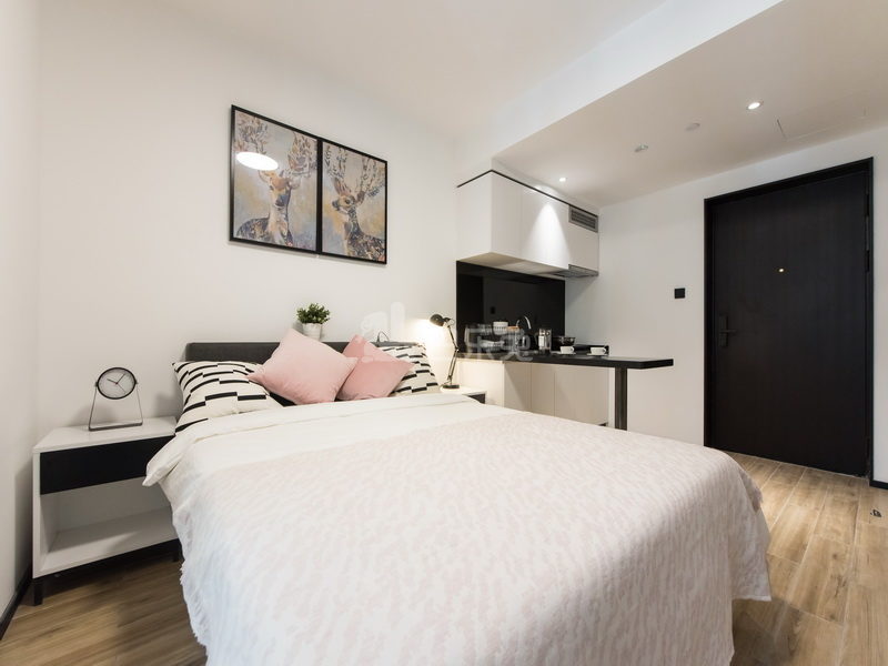 城家公寓深圳下梅林地铁站店7125852卧室图0