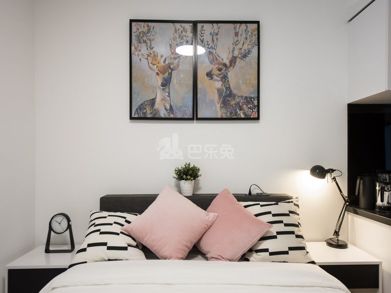 城家公寓深圳下梅林地铁站店7125852卧室图1