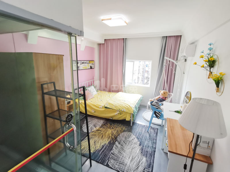 E+青年公寓越界梦幻城店7324984卧室图1