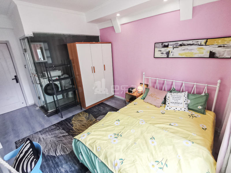 E+青年公寓越界梦幻城店7324984卧室图4