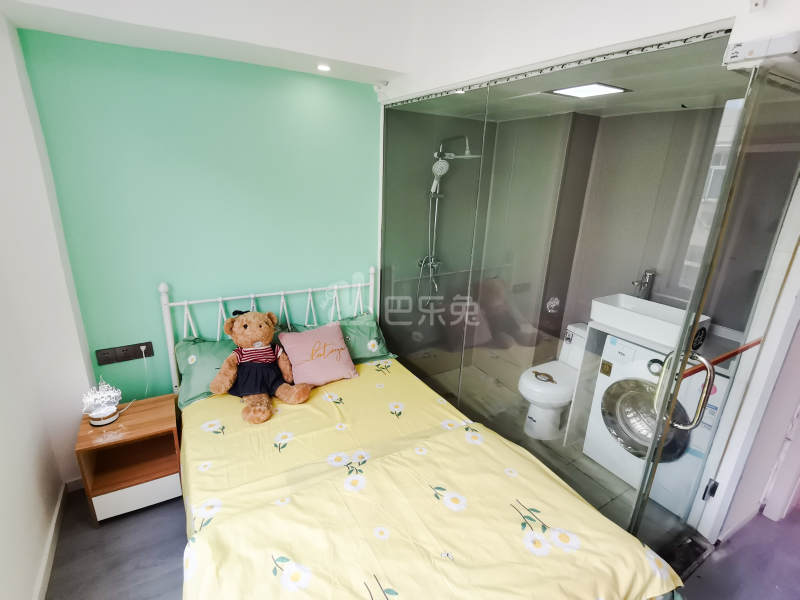 E+青年公寓越界梦幻城店7324986卧室图2