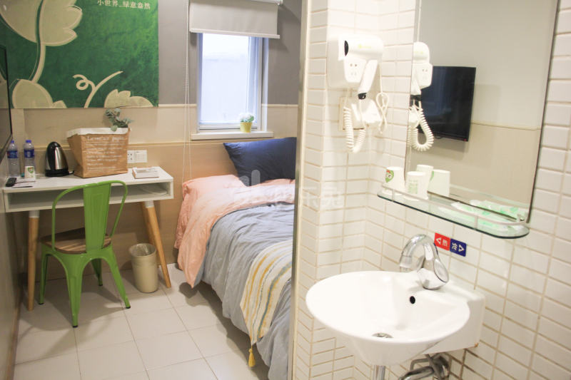 E+青年公寓红庙店7325031卧室图1