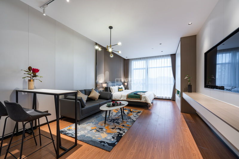 城家高级公寓深圳沙头角地铁站店9624948卧室图1