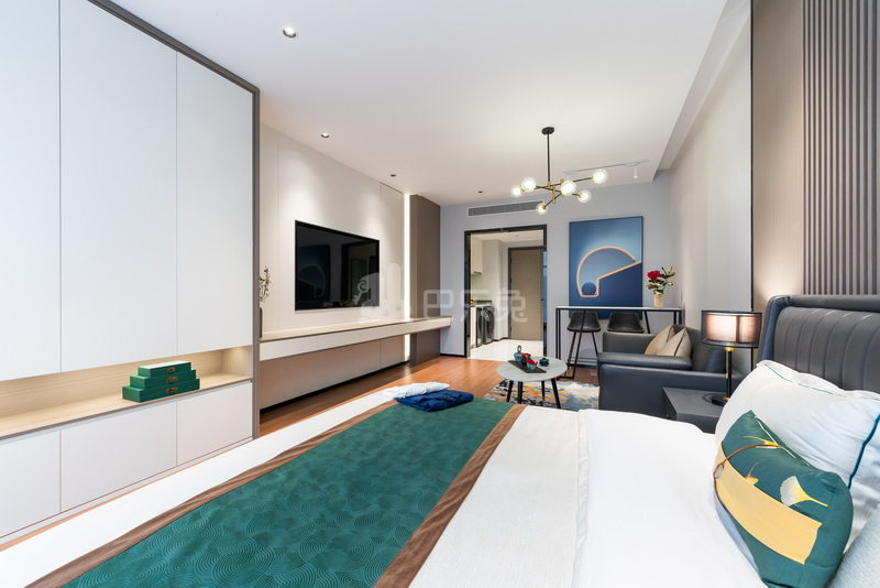 城家高级公寓深圳沙头角地铁站店9624948卧室图2