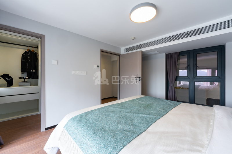 城家高级公寓深圳沙头角地铁站店9625008卧室图1