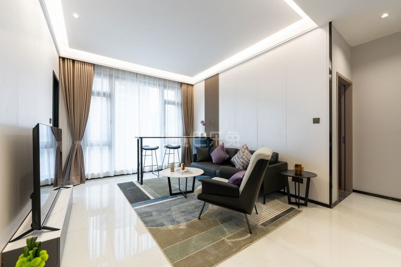 城家高级公寓深圳沙头角地铁站店9625043客厅图2