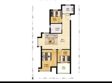 长盛西苑 3室1厅1卫