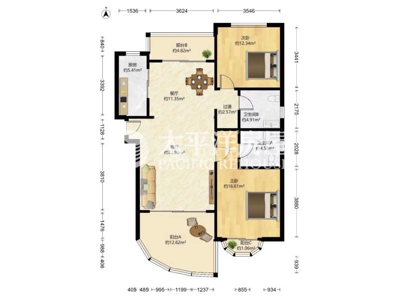 金日世家15022316卧室图1