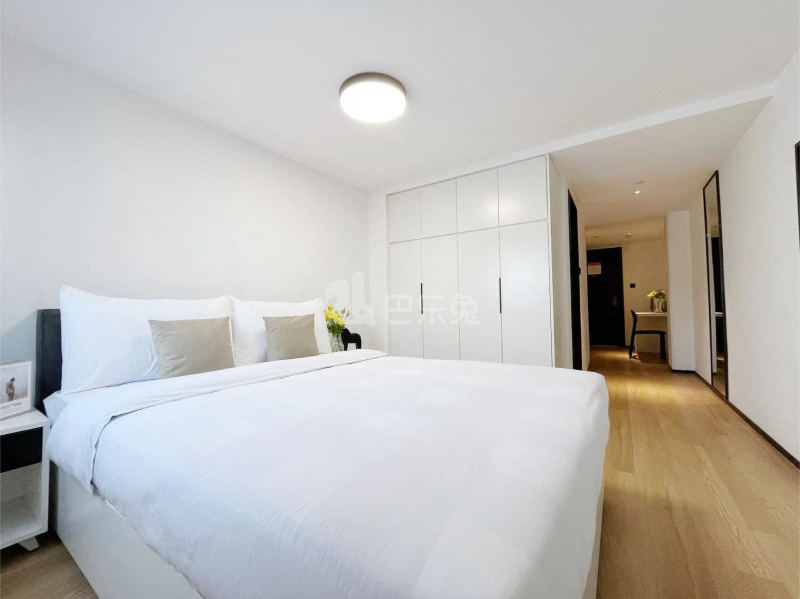 城家公寓上海大宁西藏北路地铁站店15051491卧室图0