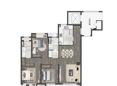 悦城·创城雅苑 3室2厅2卫