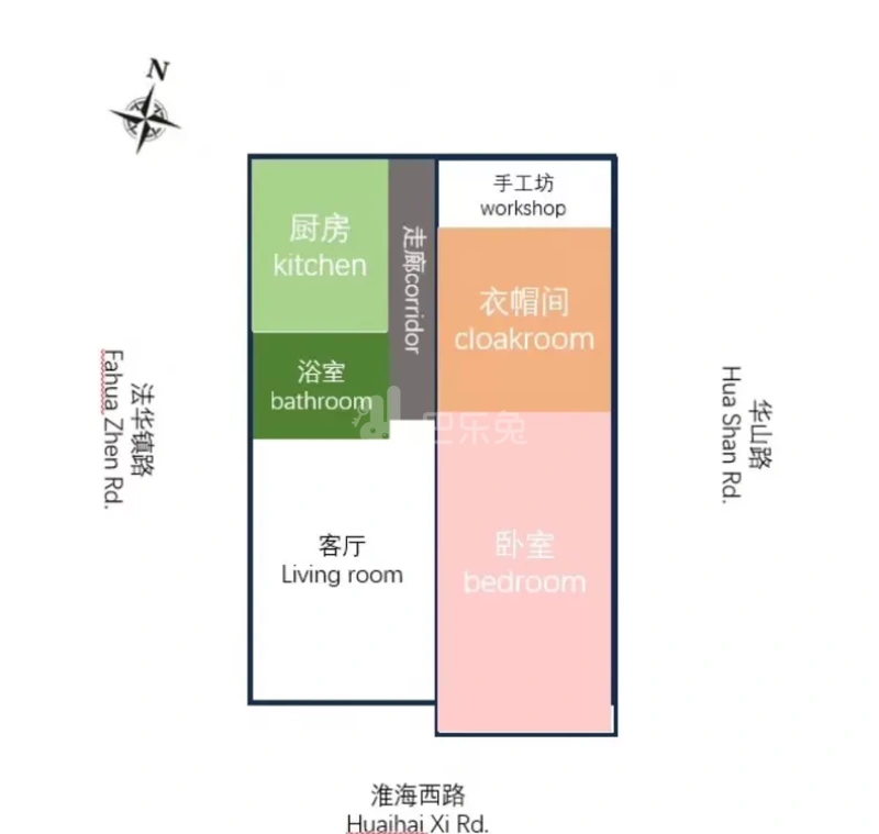 文艺大楼15422960卧室图1