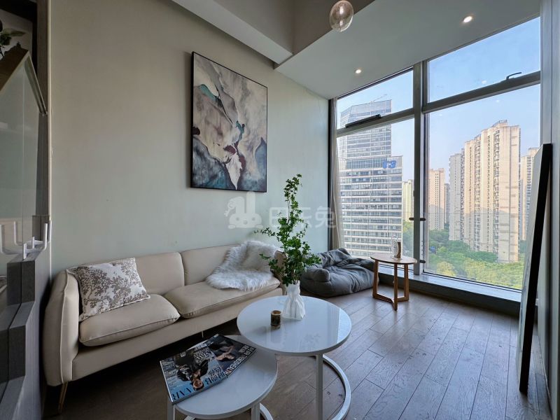 期遇江景影院公寓(江滨澜庭店)17253749客厅图1