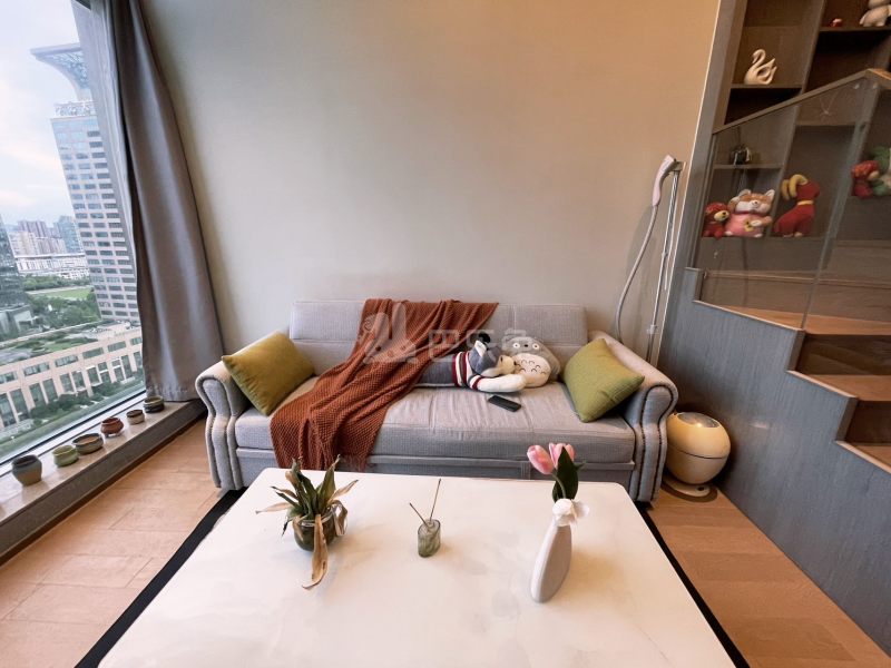 期遇江景影院公寓(江滨澜庭店)17253770客厅图1