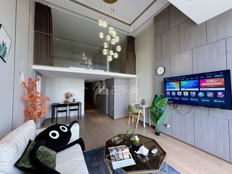 期遇江景影院公寓(江滨澜庭店)17253784客厅图4