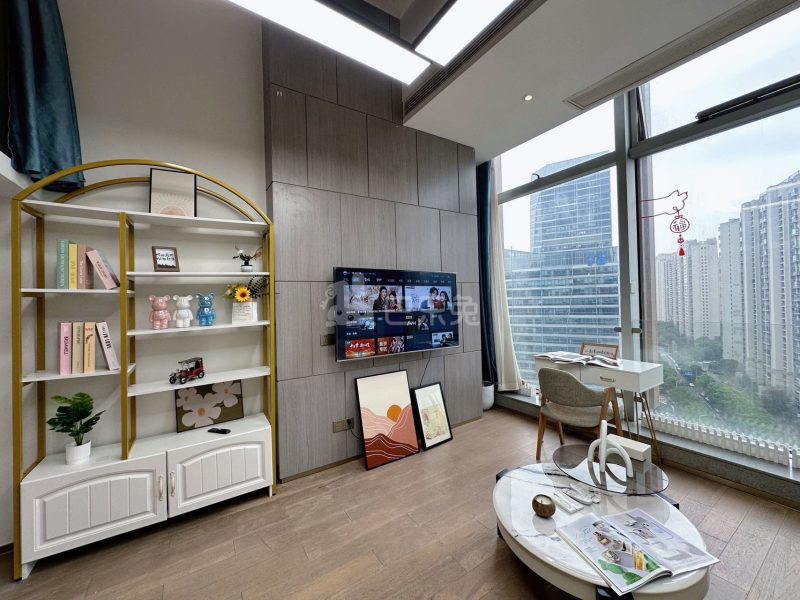 期遇江景影院公寓(江滨澜庭店)17379756客厅图3