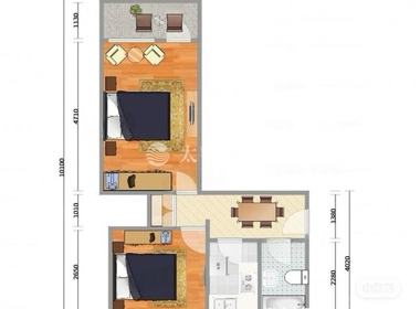 沪新小区 2室1厅1卫