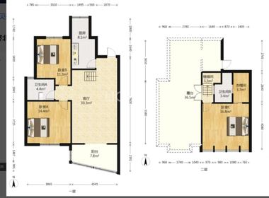 同济北苑 3室2厅1卫