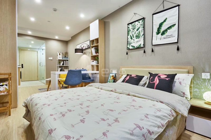 哈租客公寓（城西银泰店）2154900卧室图1