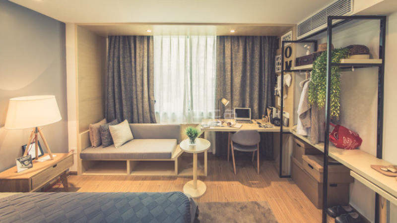 蝌蚪公寓（滨江东店）2172055卧室图1