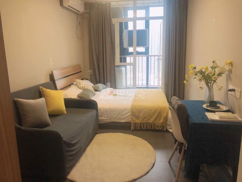 城家公寓青果杭州浦沿地铁站店2172241卧室图1