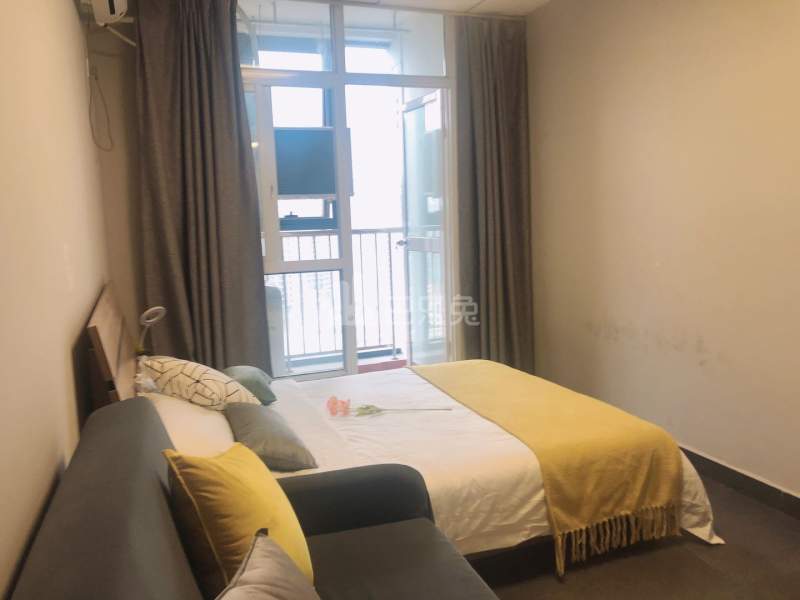 城家公寓青果杭州浦沿地铁站店2172241卧室图2