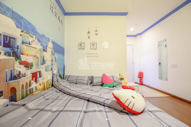 达人嘉公寓（新塘店）2172541卧室图2