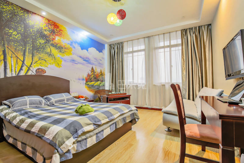 达人嘉公寓（正北勾庄）2172553卧室图3