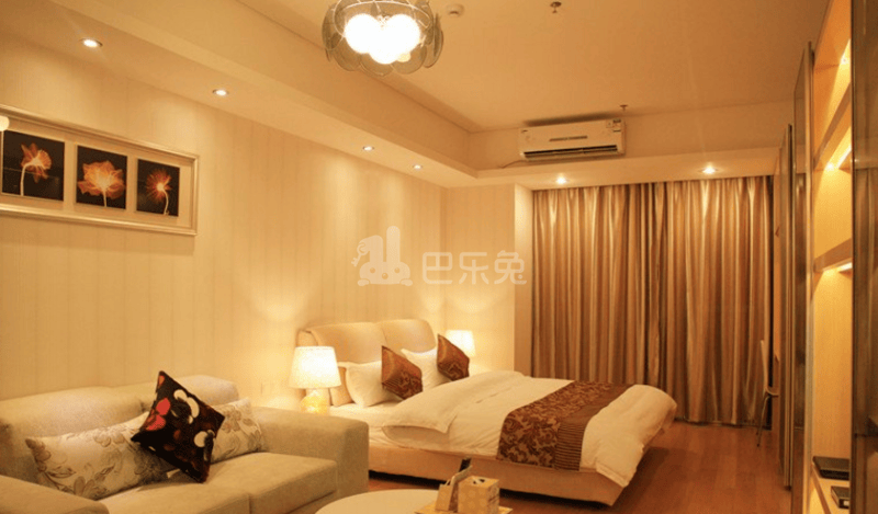 嘻哈酒店公寓客村合生广场分店2310327卧室图1