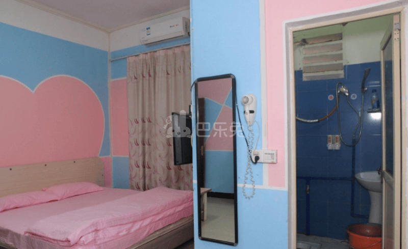 校缘主题公寓2312655卧室图1