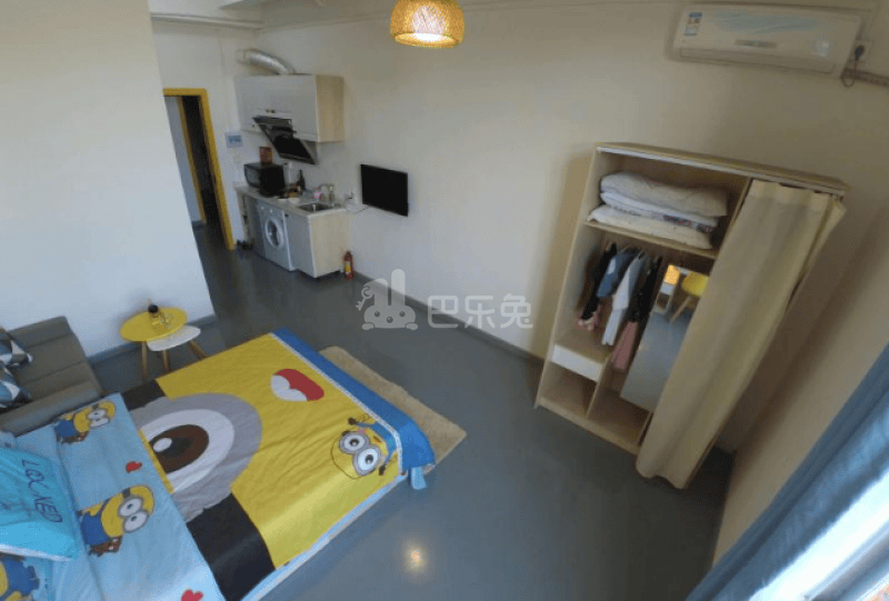 爱尚青年公寓（松北店）2406614卧室图1