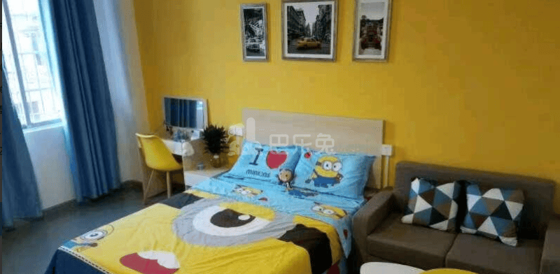 爱尚青年公寓（松北店）2406614卧室图0