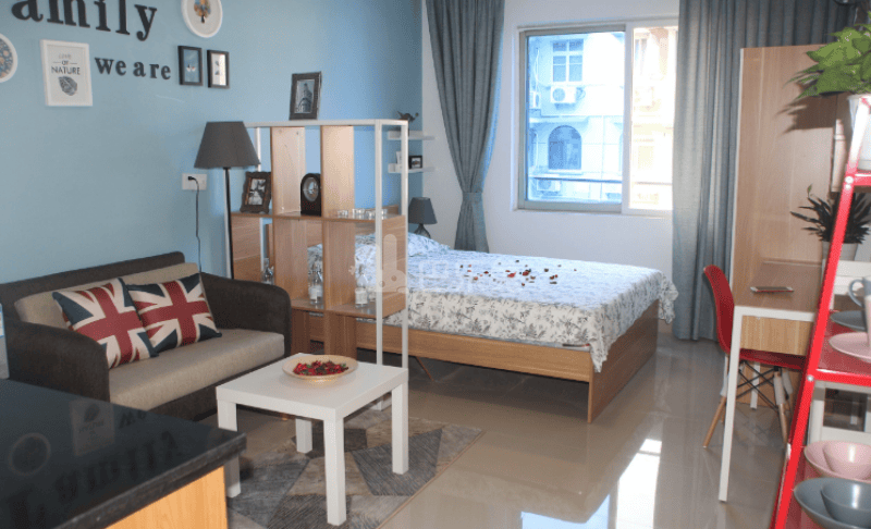 上尚公寓（美政店）2451364卧室图2