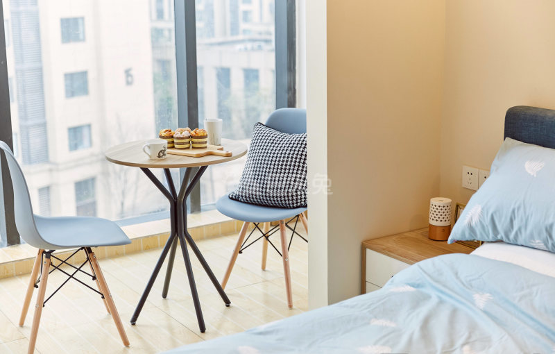 米柚公寓（城西银泰城店）2689303卧室图1