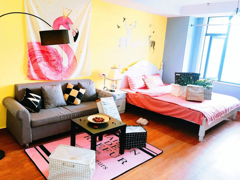 E+青年公寓（西兴楼店）2718836卧室图0