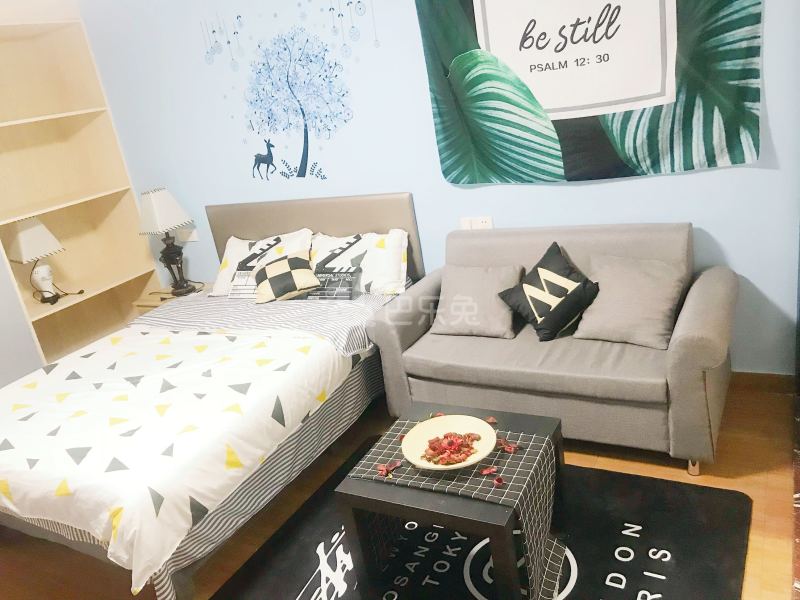 E+青年公寓（西兴楼店）2718891卧室图2