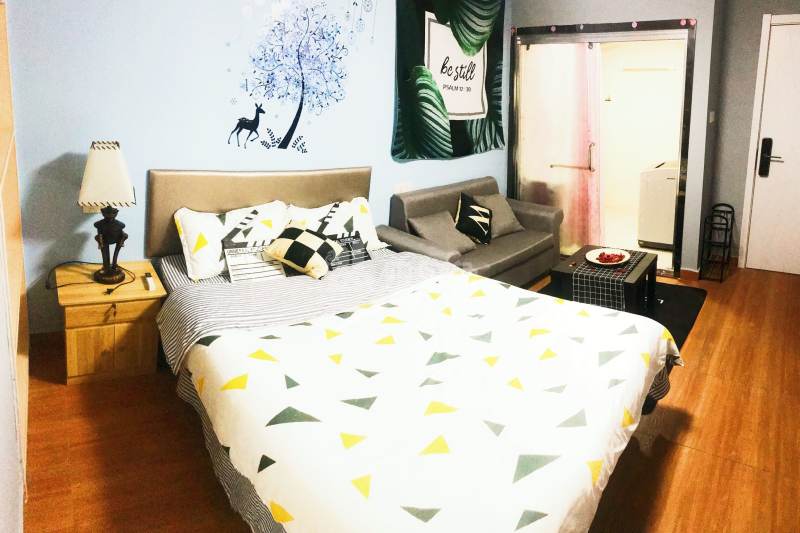 E+青年公寓（西兴楼店）2718891卧室图1