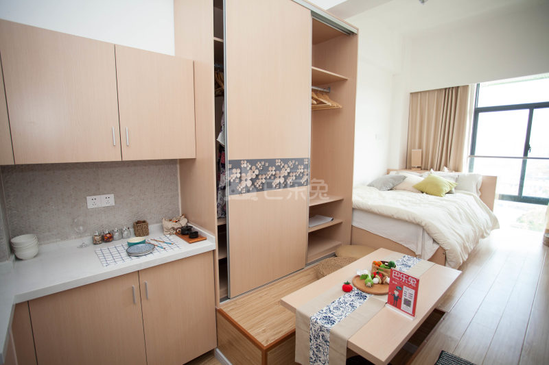 上海宝山_湾流国际共享社区(呼兰路店)_1室1厅1卫_公寓朝南_呼兰西路