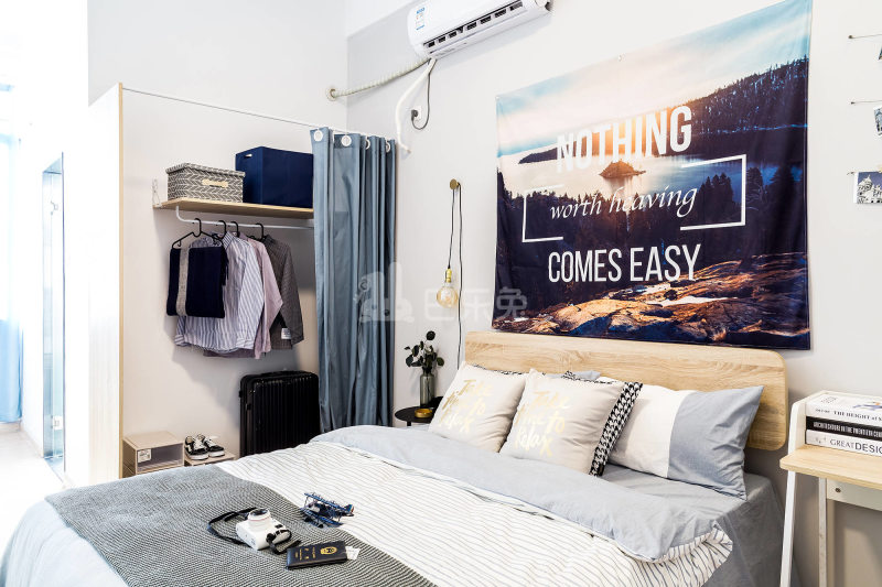 冠寓（人和店）3916423卧室图2