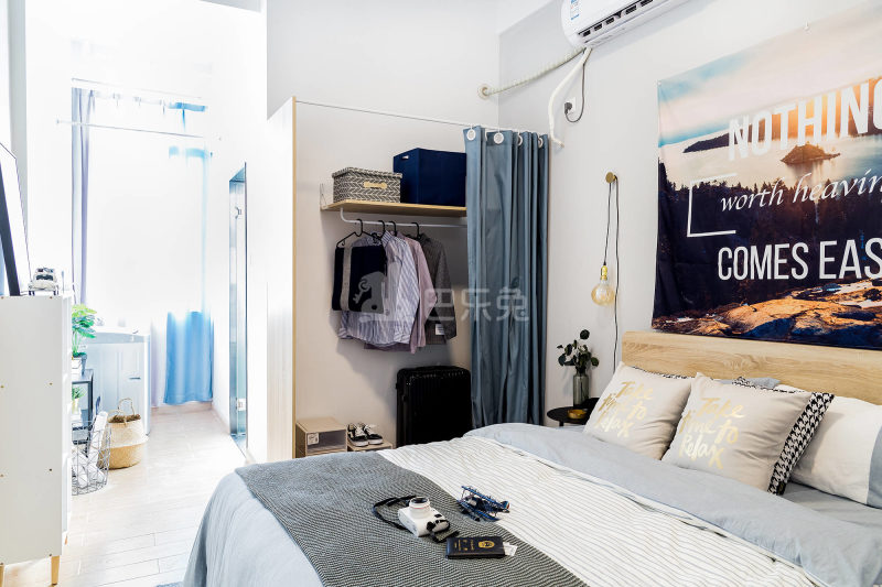 冠寓（人和店）3916423卧室图3