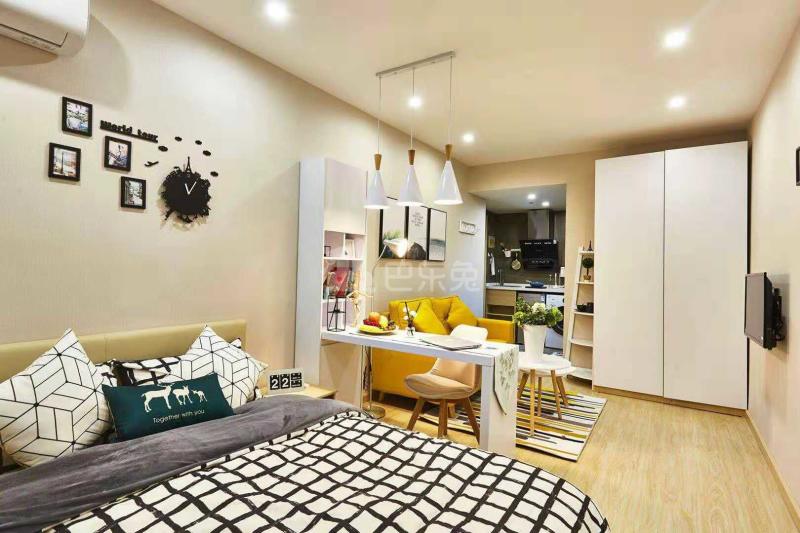 哈租客公寓（城西银泰店）4118267卧室图0