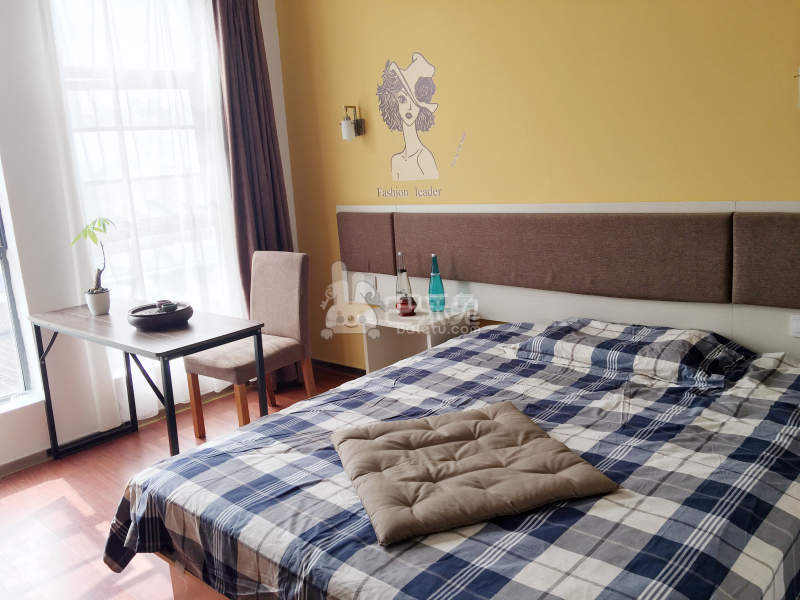 逗号公寓（广州番禺平康路店）4209108卧室图1