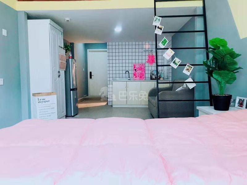 E+青年公寓（乐购店）4214100卧室图0