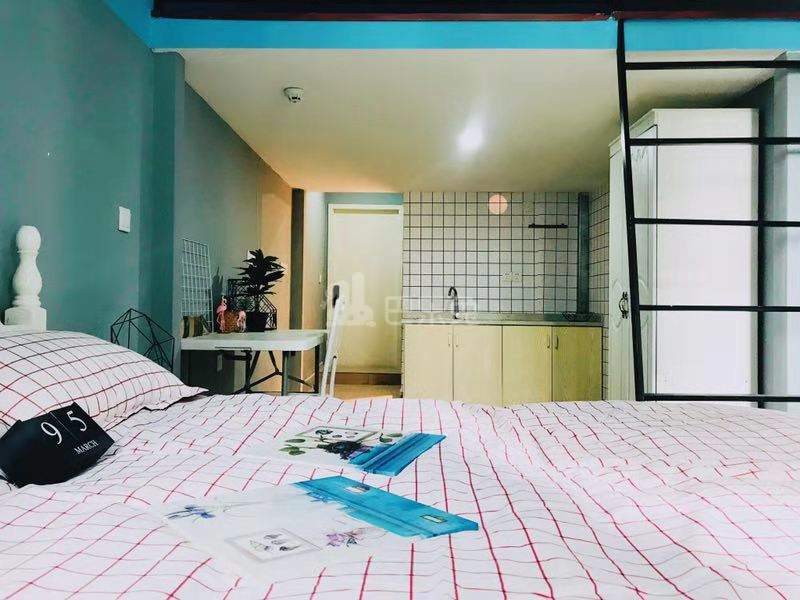 E+青年公寓（乐购店）4214100卧室图2