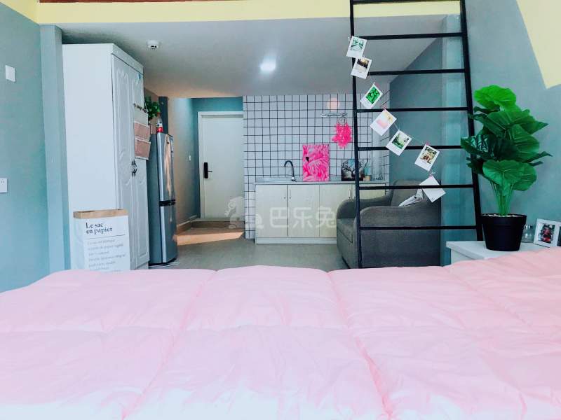 E+青年公寓（乐购店）4214148卧室图4