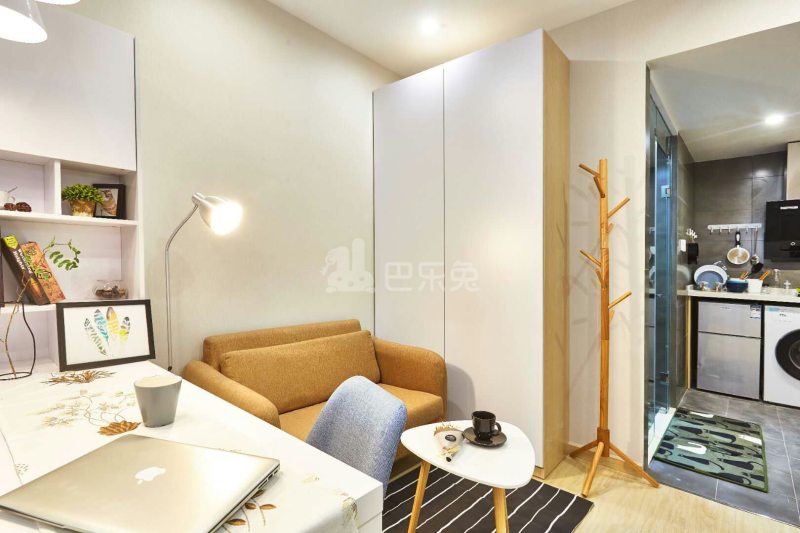 哈租客公寓(中大银泰城店)4359797卧室图1