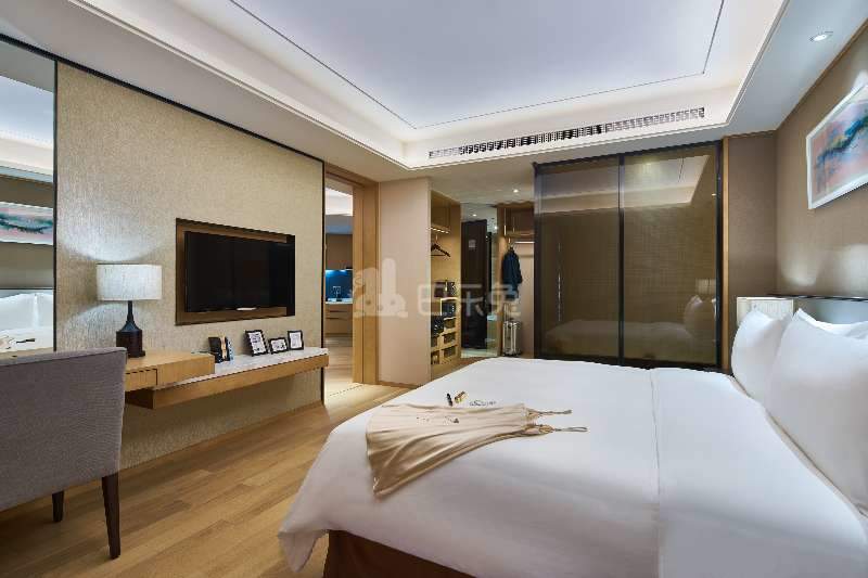 虹桥绿地铂瑞酒店公寓4700723卧室图0