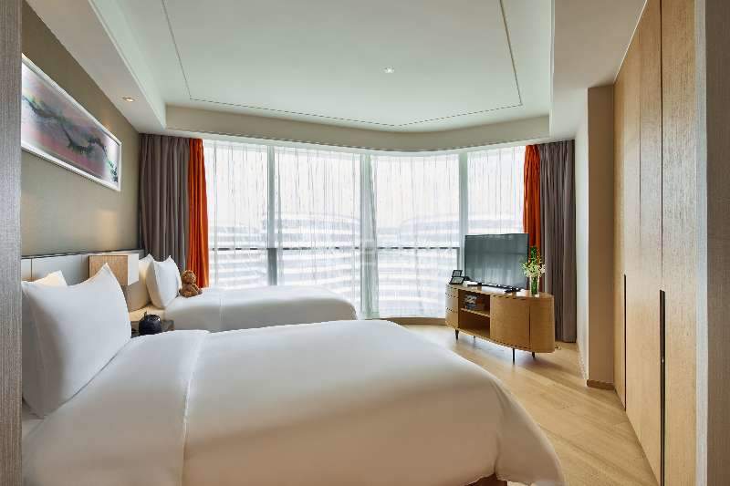 虹桥绿地铂瑞酒店公寓4700727卧室图0