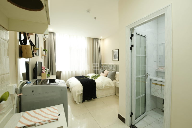 乐乎城市青年社区(东晓南河畔店)4912149卧室图0