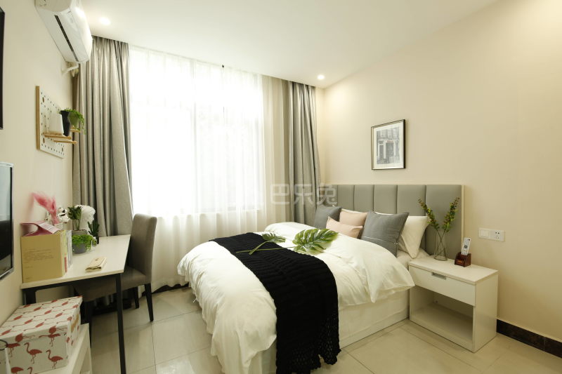 乐乎城市青年社区(东晓南河畔店)4912149卧室图1