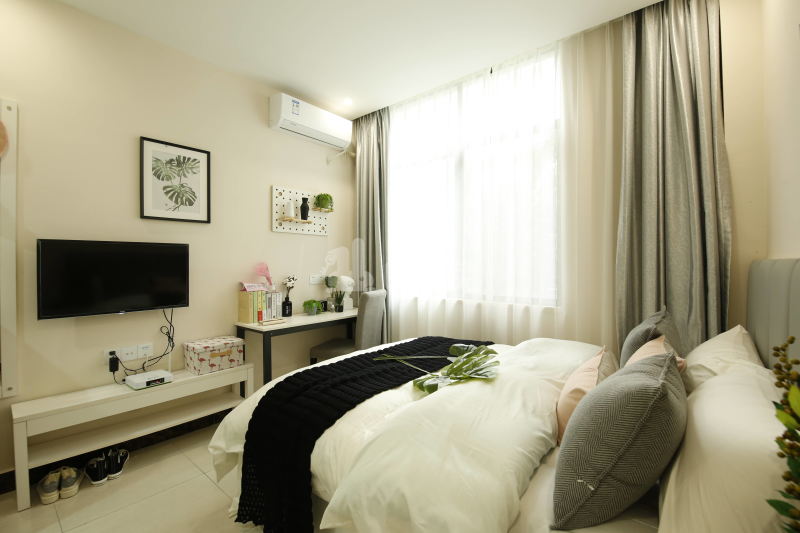 乐乎城市青年社区(东晓南河畔店)4912149卧室图2